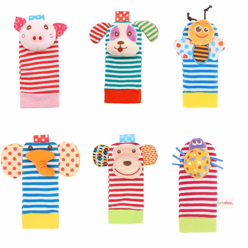 Custom Cute Animal Soft Baby Socks Toys