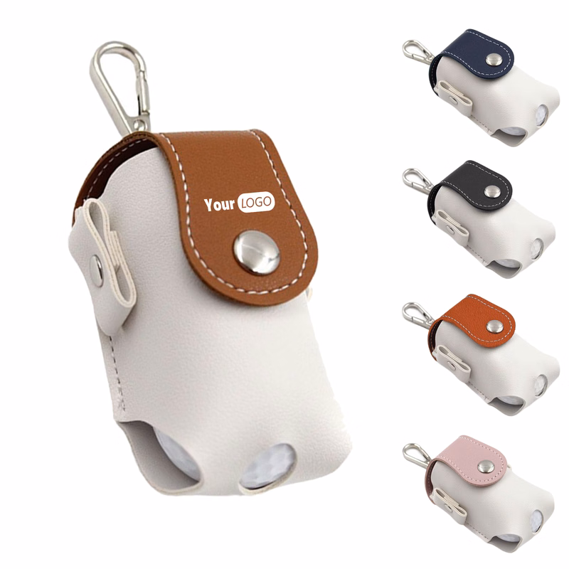 PU Mini Two-Tone Golf Ball Holder