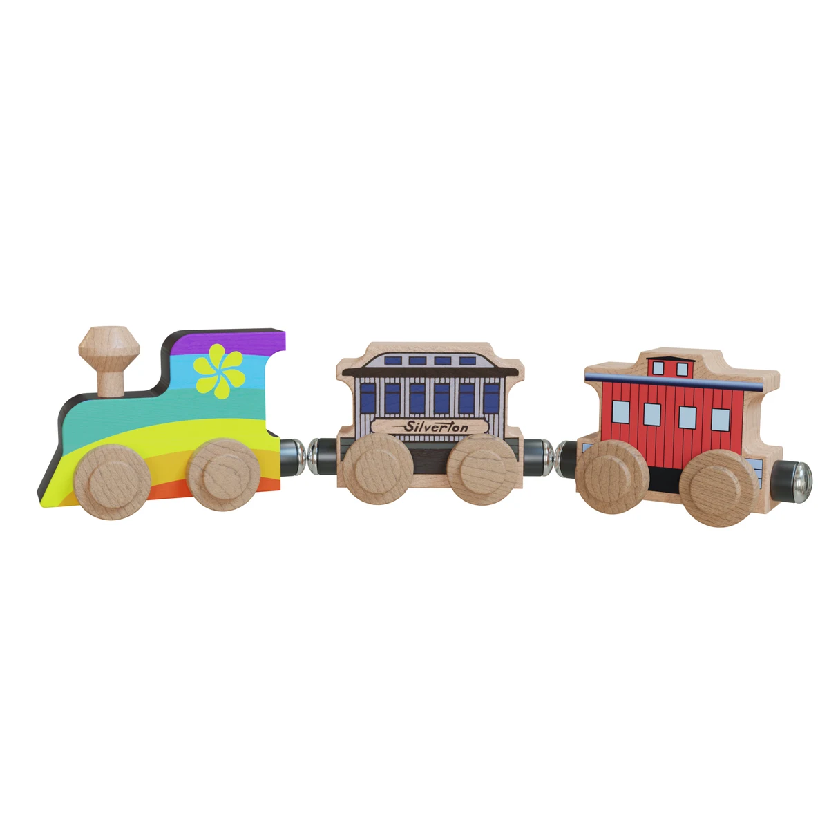 Wood Train Engine IMPRINT 1