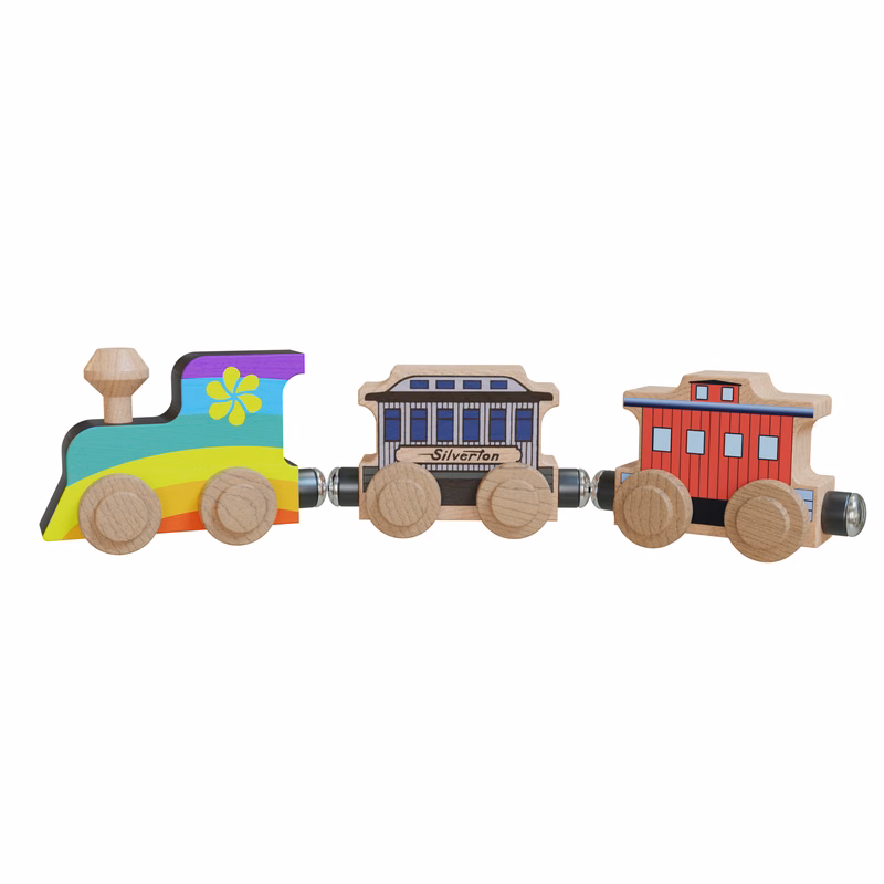 Wood Train Engine IMPRINT