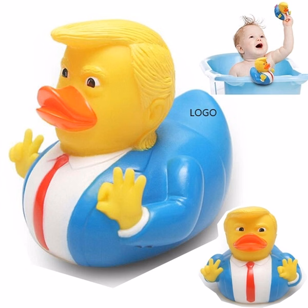 Trump Rubber Squeak Duck Baby Bath Toys Duckies