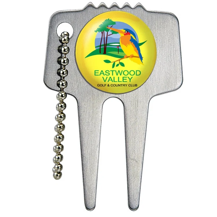 Domed Steel Divot Tool 1