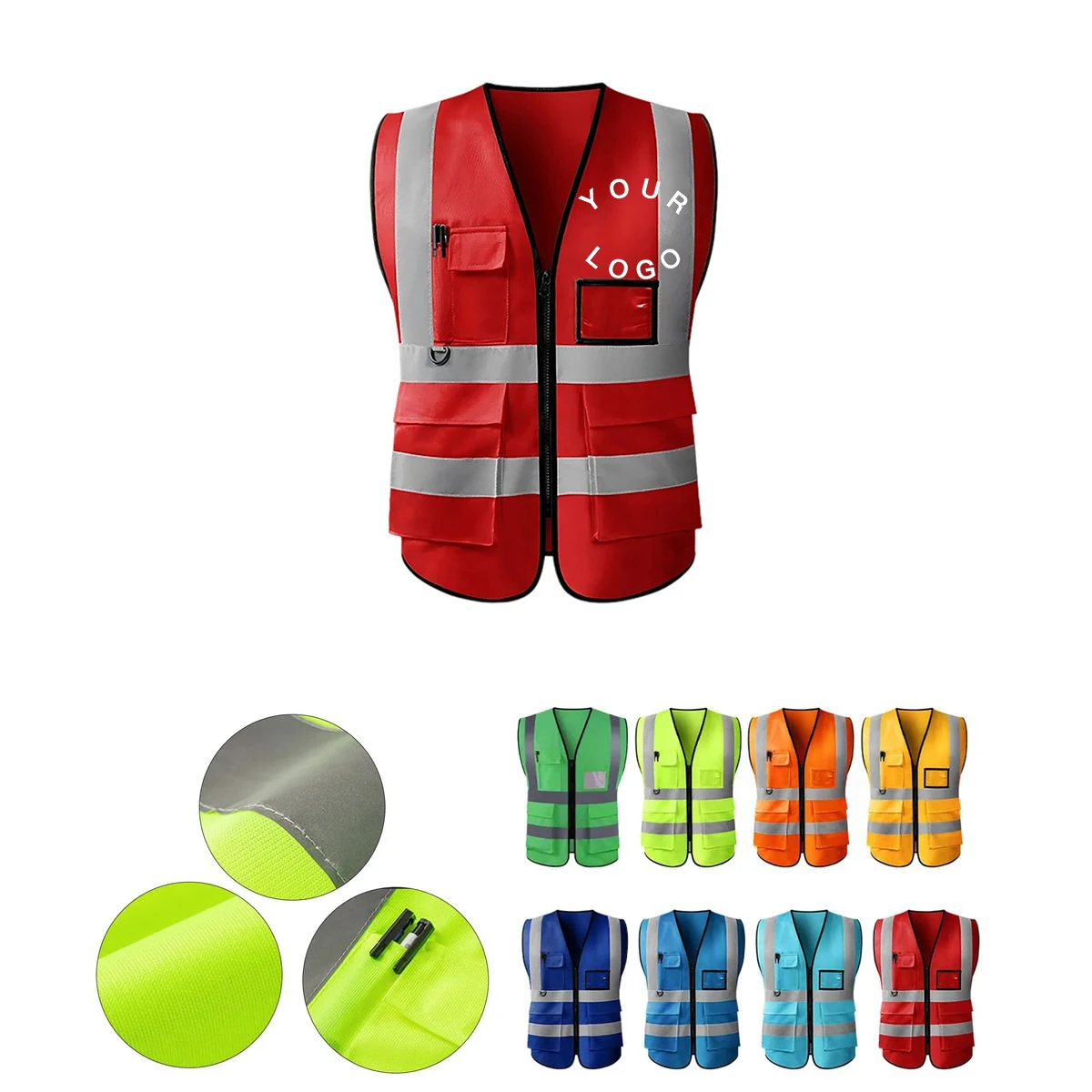 Reflective Work Vest For Road And Utility Crews 1
