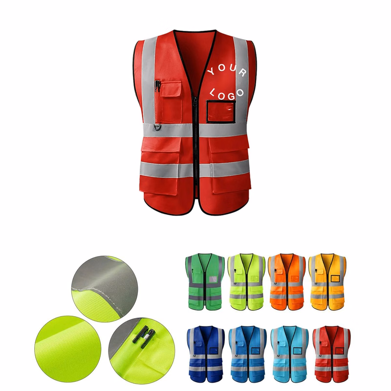 Reflective Work Vest For Road And Utility Crews