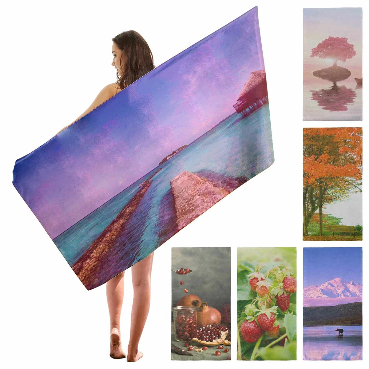 Microfiber Quick Drying Beach Towel 1