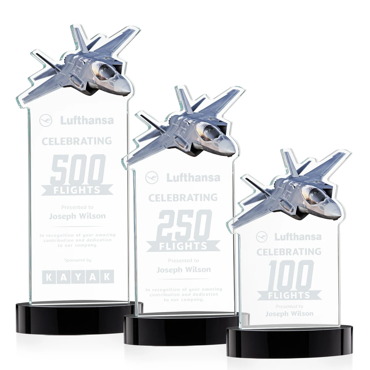 Top Gun Award on Alberton Base - Black 1