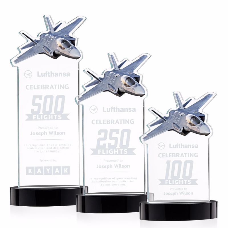 Top Gun Award on Alberton Base - Black