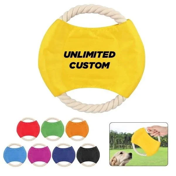 Durable Pet Cotton Flying Discs 1