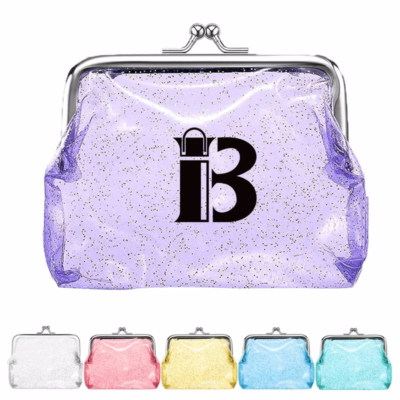 PVC Sequin Transparent Coin Wallet