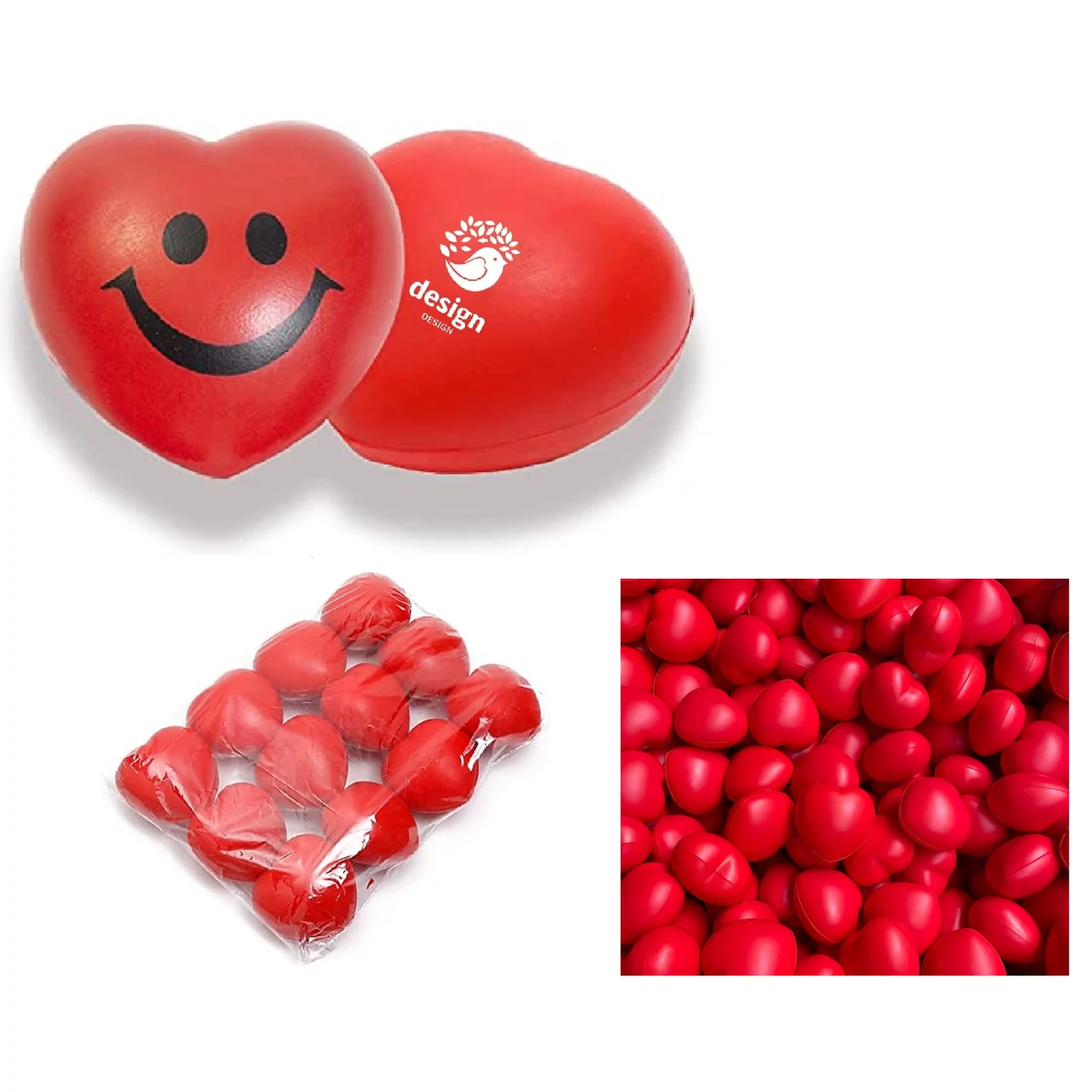 Soft Touch Heart Shape Stress Ball 1