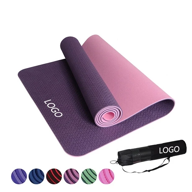 24" x 68" TPE Yoga Mat 6mm Thick 1