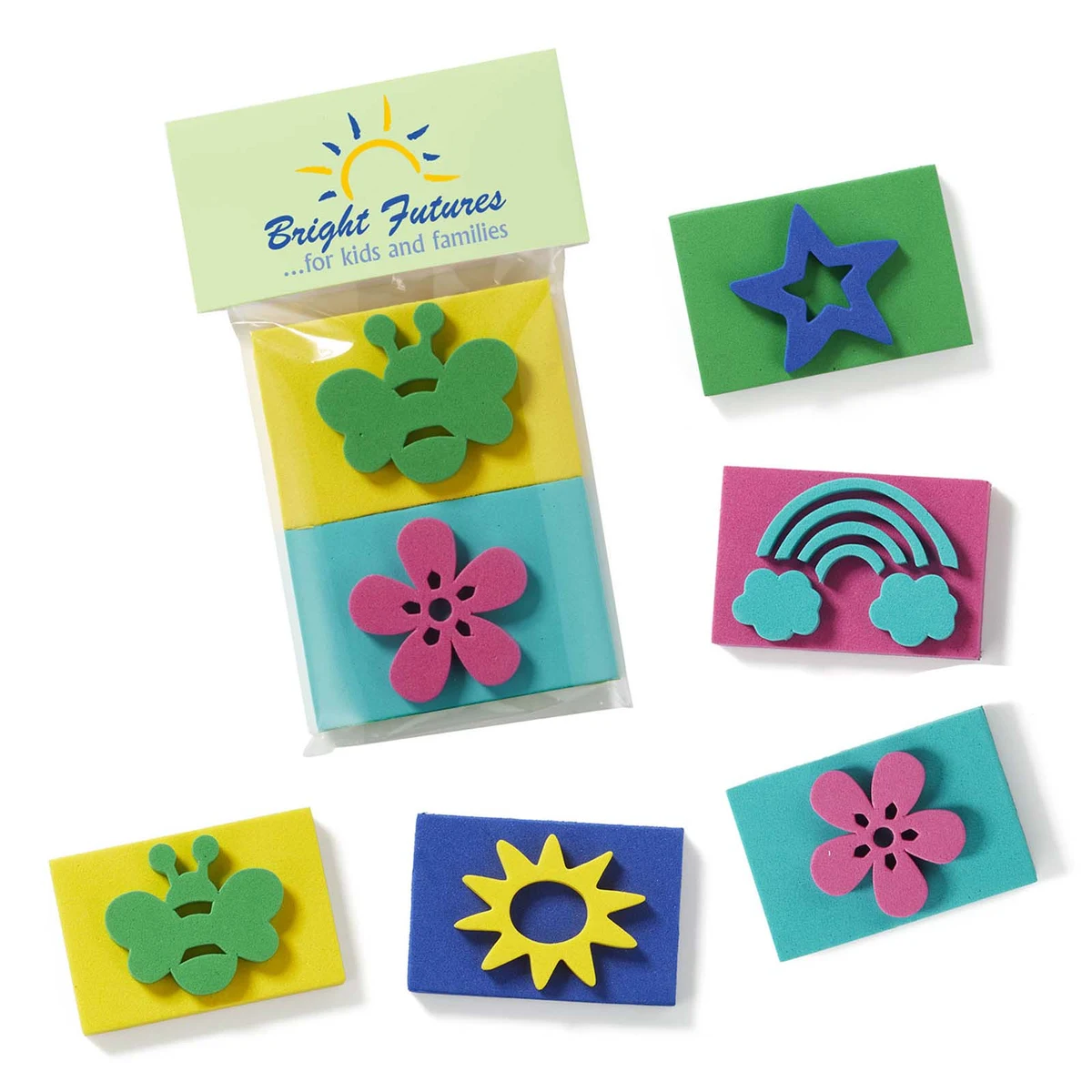 2 Pack Foam Stamp Kit 1