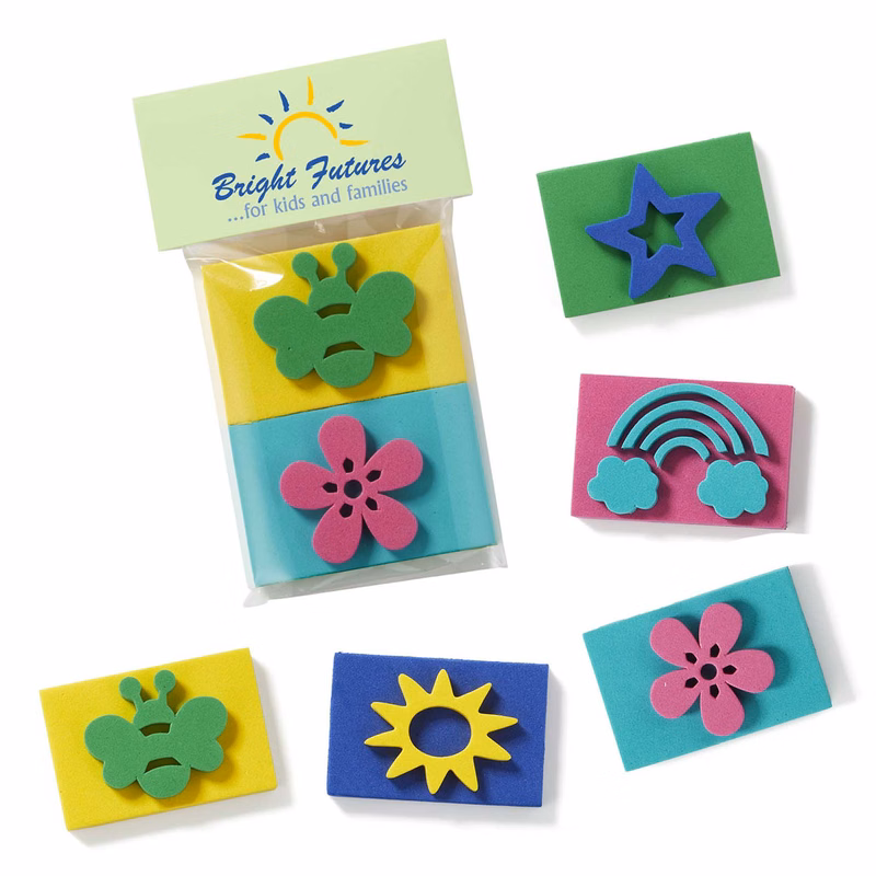 2 Pack Foam Stamp Kit