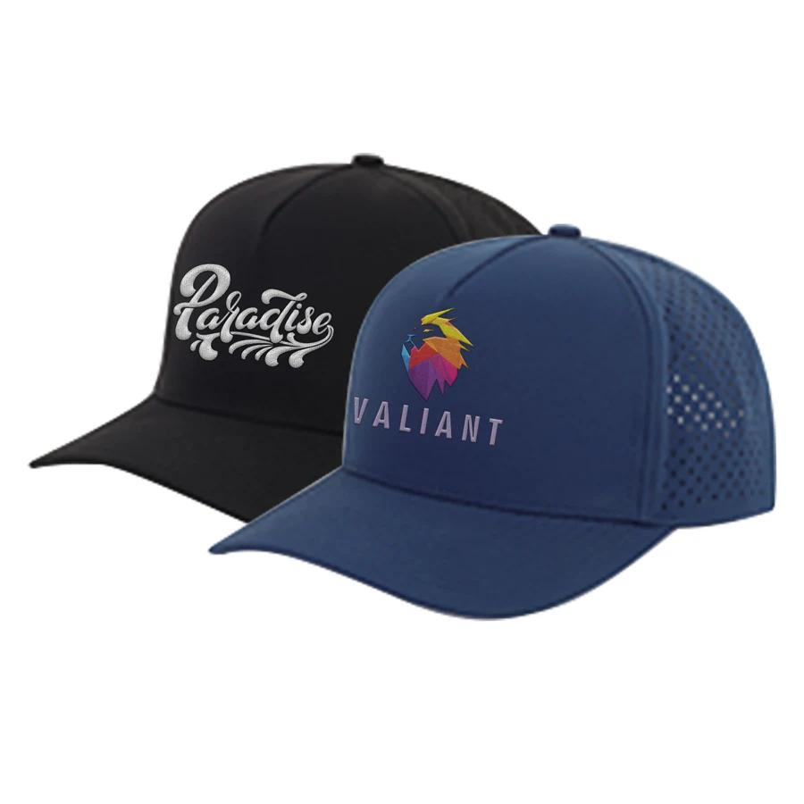 Rush - Quick Dry Poly Cap w/ Perforated Back Panels - 5 1