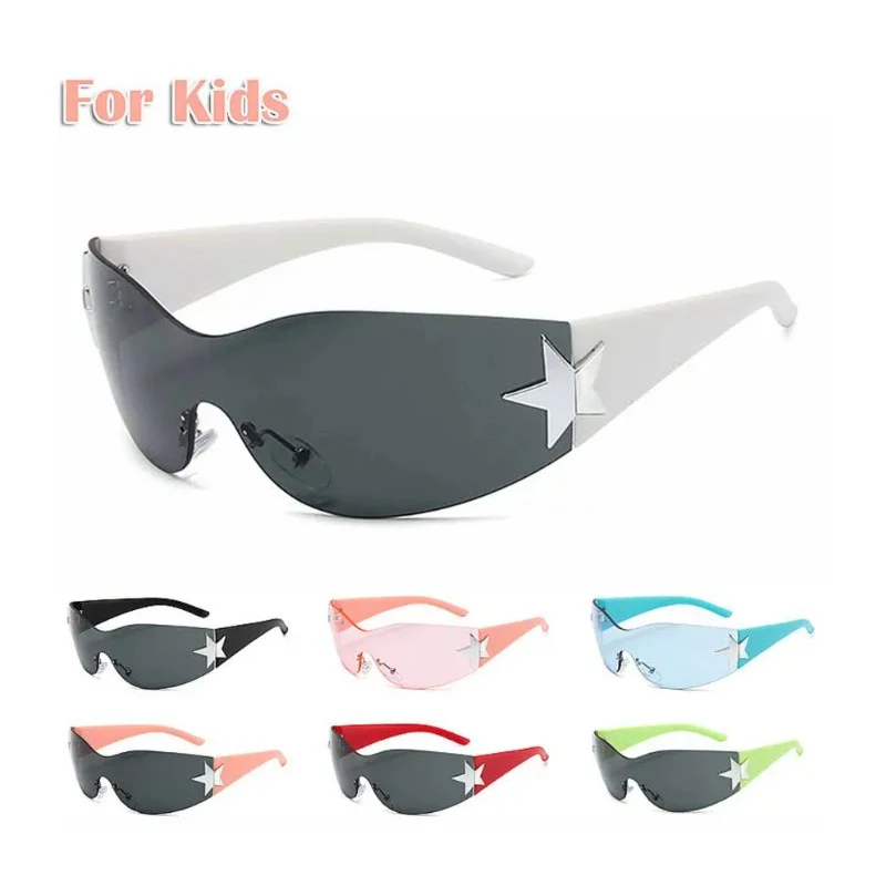 UV400 Fashion Rimless Sunglasses 1