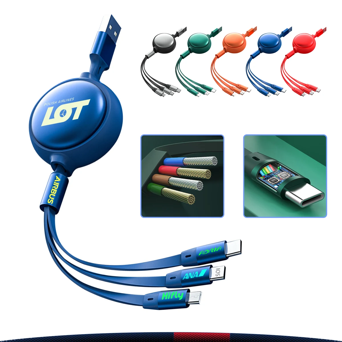 Uzi 3in1 Charging Cable 1