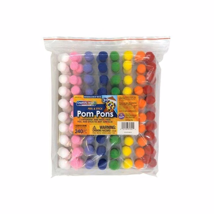 Pom Poms - Assorted Colors