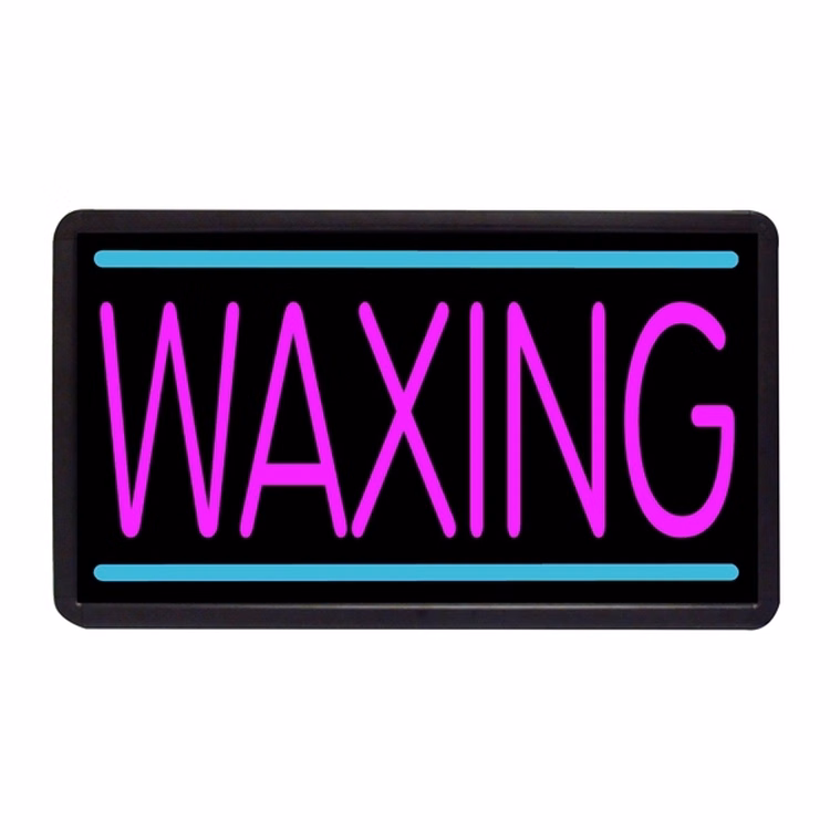 Waxing 13" x 24" Simulated Neon Sign