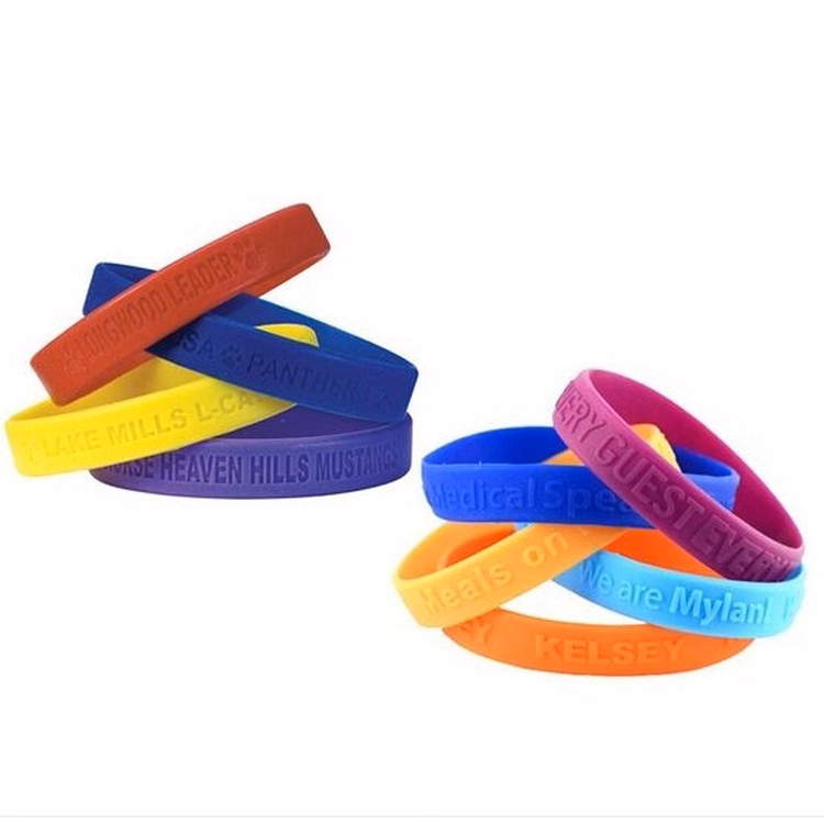 Silicone wristbands