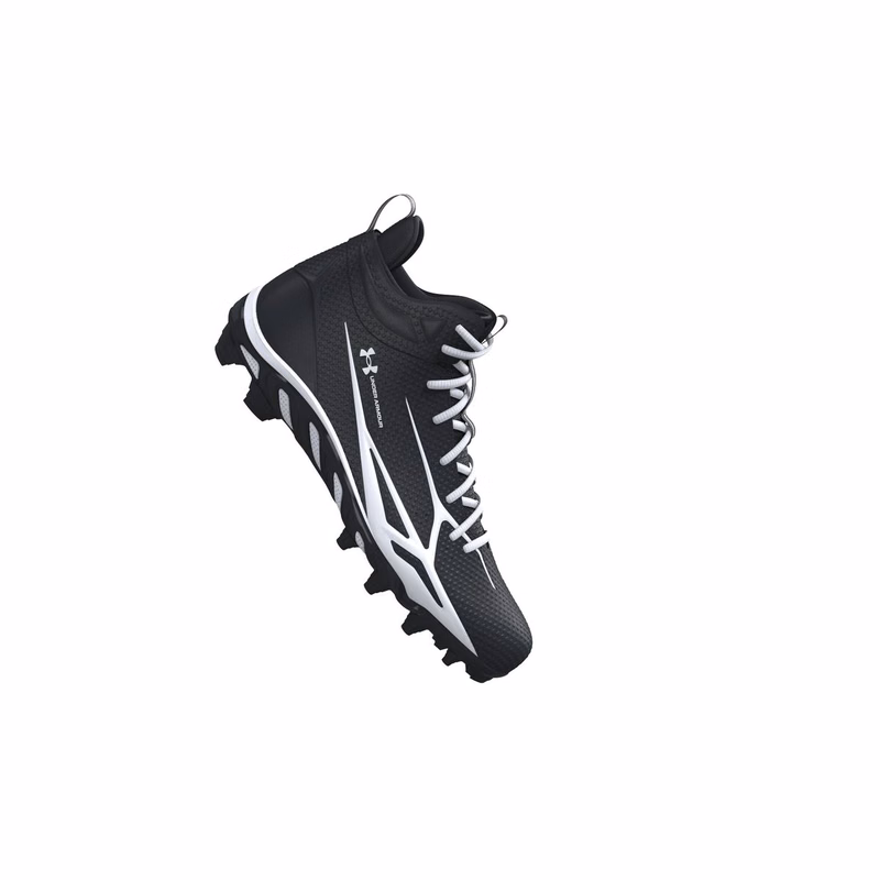 UA Spotlight Mid Wide Football Cleats