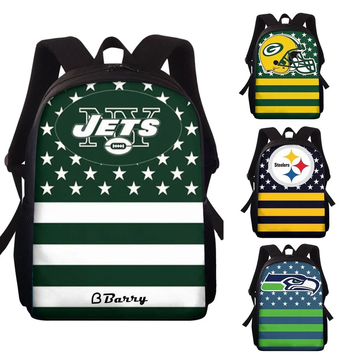 Customizable pattern backpack 1