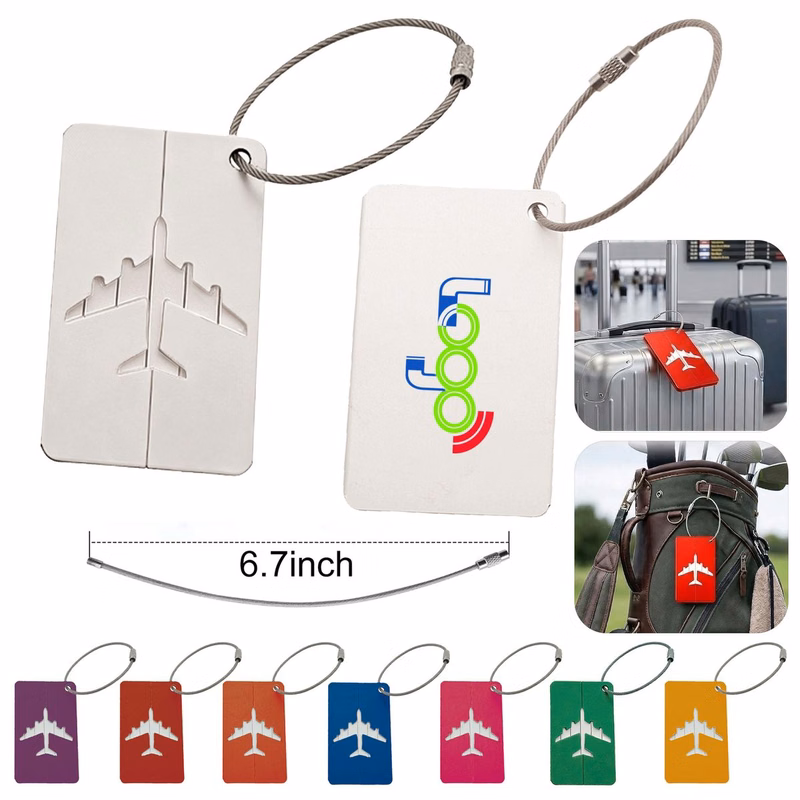 Aluminum Alloy Material Luggage Tag