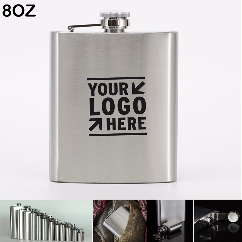 8oz 224ml Stainless Steel Hip Flask