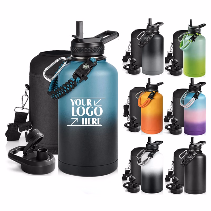 Metal Gradient Color Large Capacity Sports Kettle