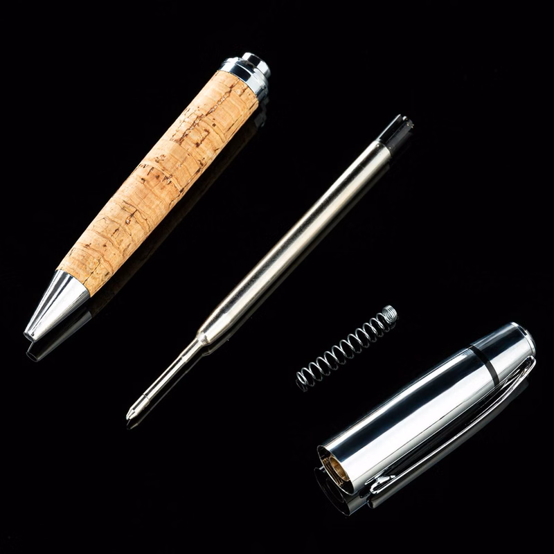 Creative Wood Grain Metal Rotating Ballpoint Pen