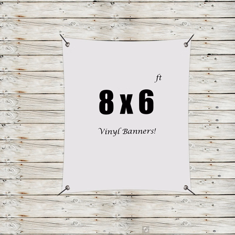 Custom 8' x 6' Vinyl Banners