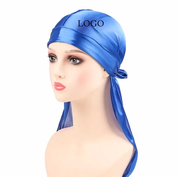 Custom Satin Stretch Headscarf for Hair Protection — Lifestyle & Wellness Promo