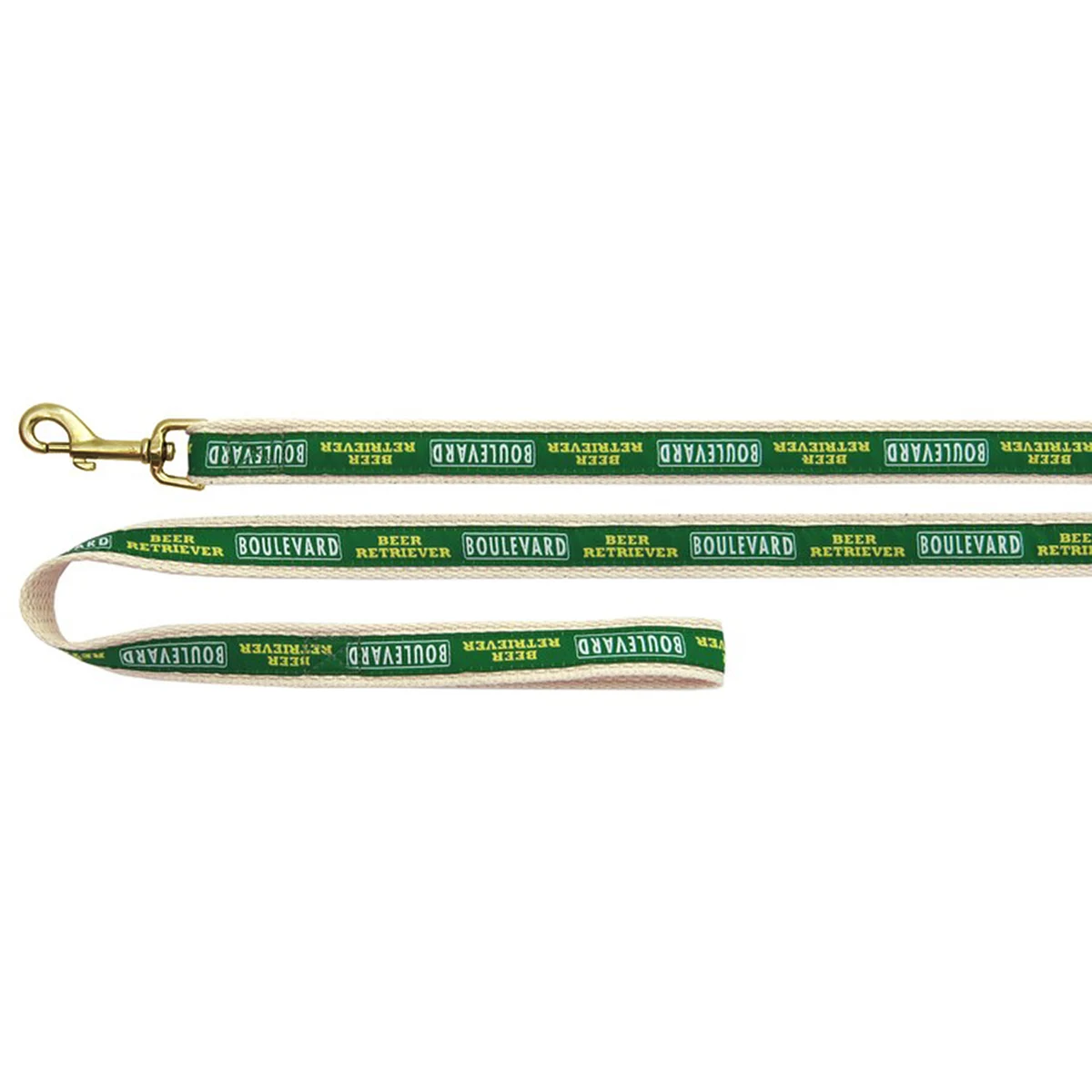 1" X 72" Woven Cotton Pet Leash w/ Nickel-plated Hardware - "Elite" Weave 1
