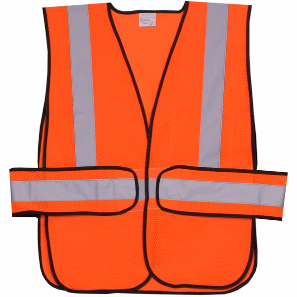 Polyester Orange Mesh Safety Vest SV405