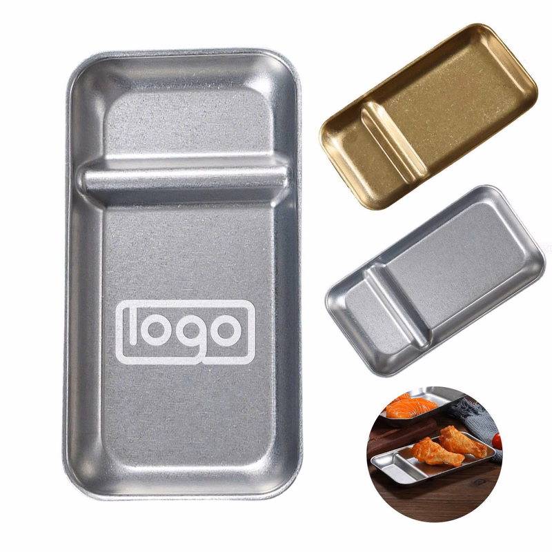 Stainless Steel Divided Snack Tray