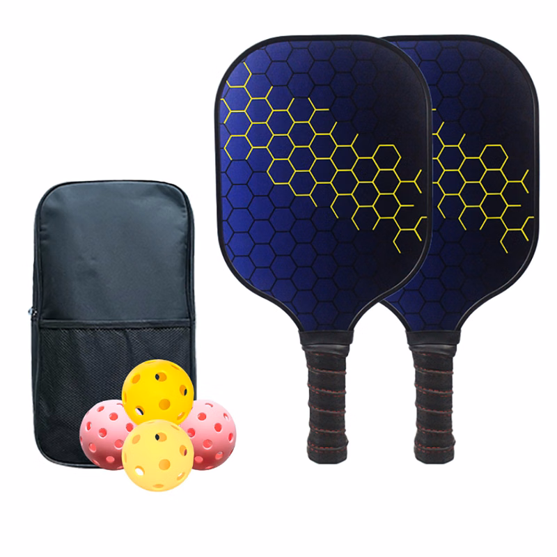 T300 Carbon Fiber Pickleball Paddles Set