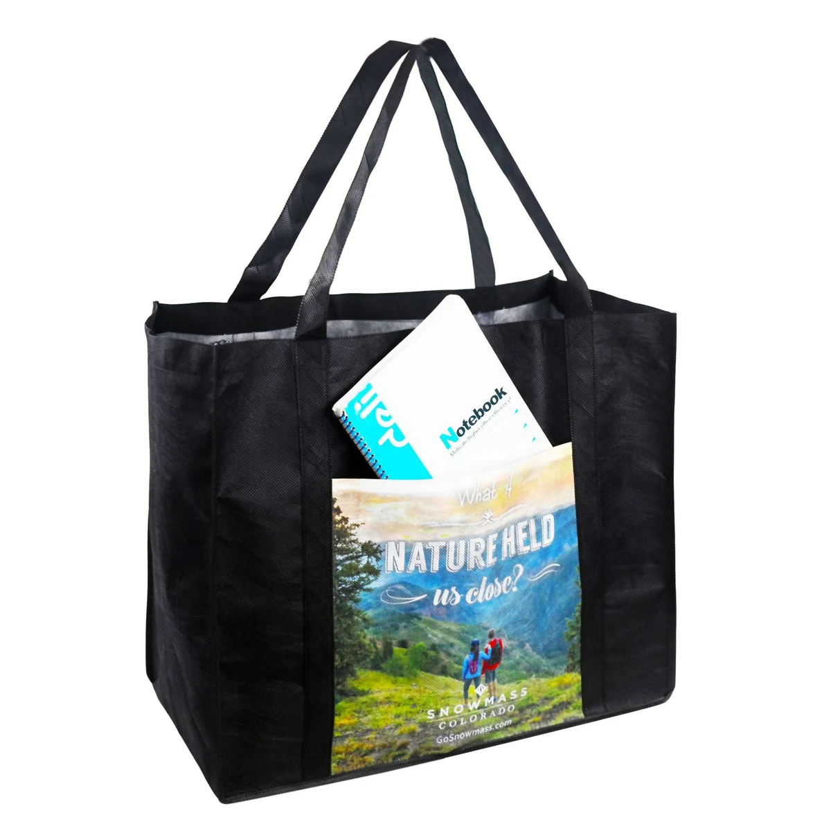 100 GSM Full Color Tote Bag with 10" Gusset (18" x 15") 1
