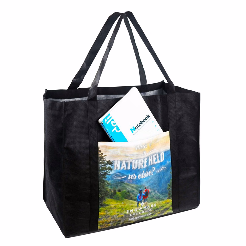 100 GSM Full Color Tote Bag with 10" Gusset (18" x 15")
