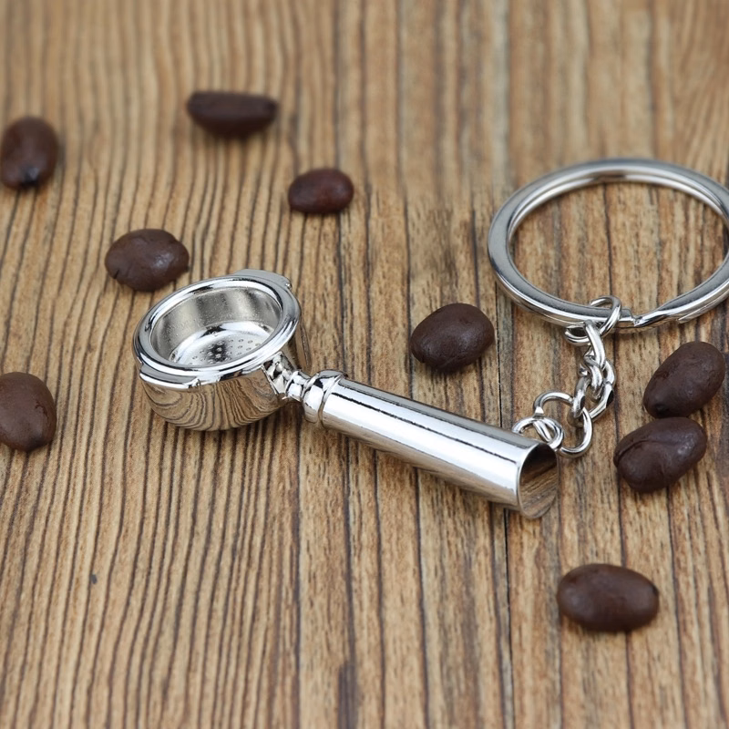 coffee spoon keychain