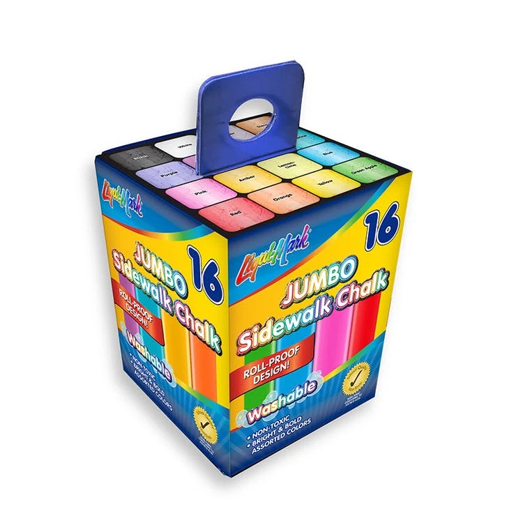 Jumbo Sidewalk Chalk - 16 Pieces 1