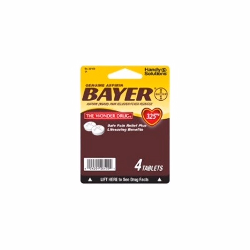 Bayer Travel Size Aspirin - 325mg 4 Pack