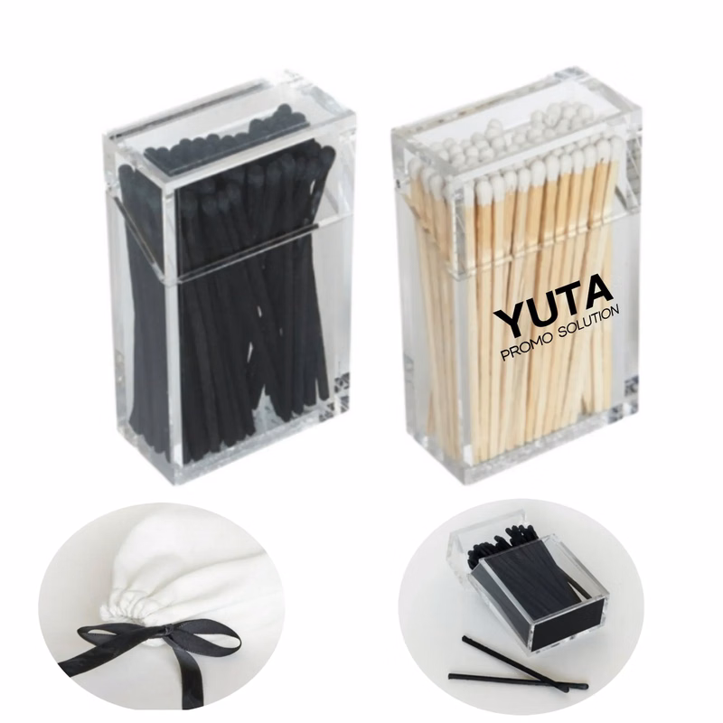 Acrylic Matchbox With Matches