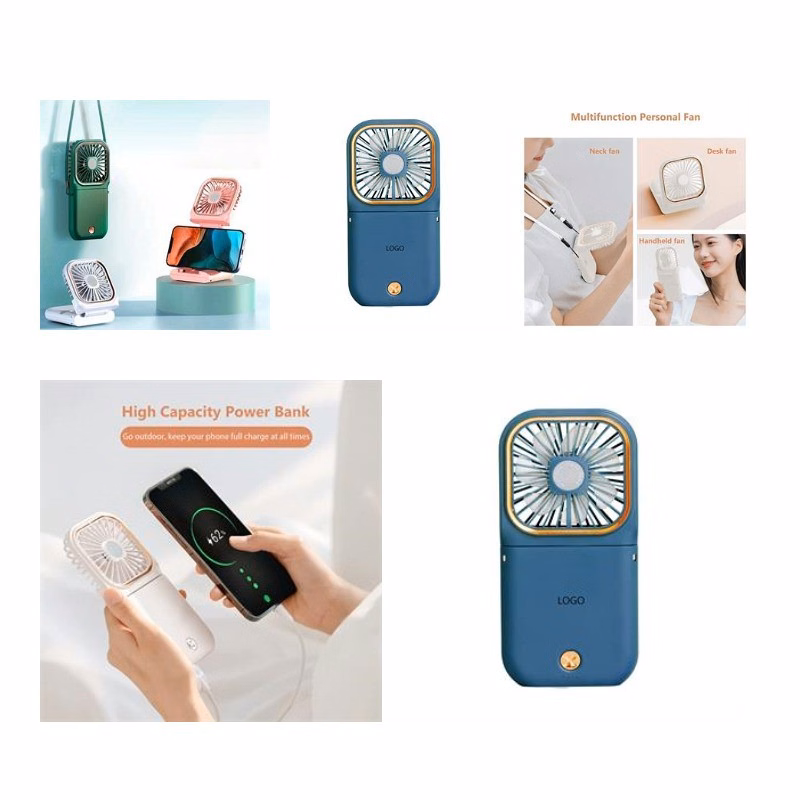 USB Rechargeable Folding Fans with Strong Airflow