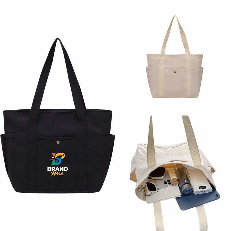 Large Canvas Carryall Tote