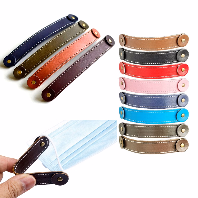 PU Mask Strap Extender With Buttons