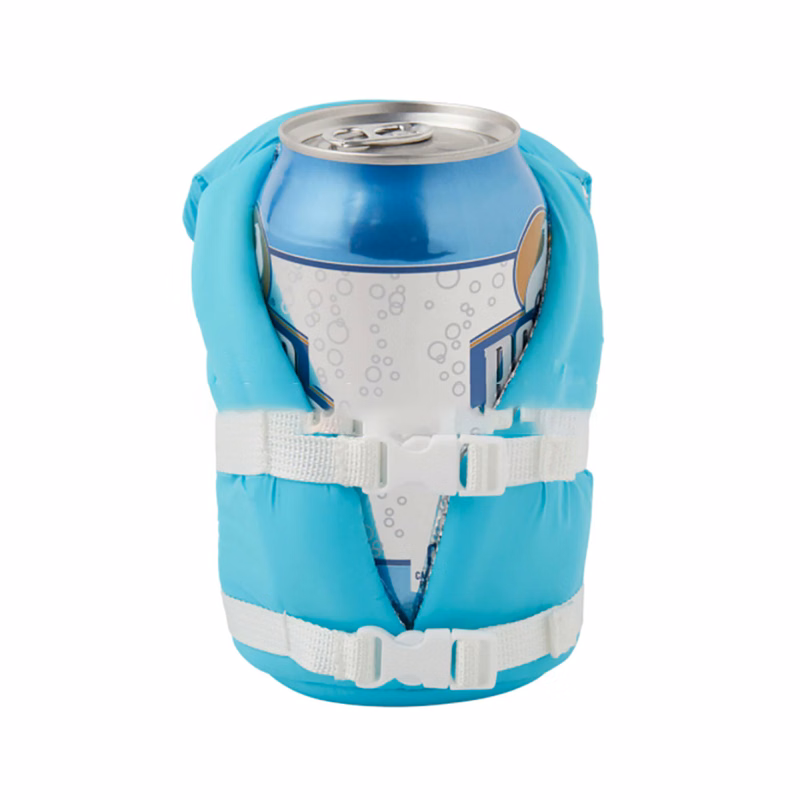 Zippered Puffy Jacket Without Sleeve Can Coolie