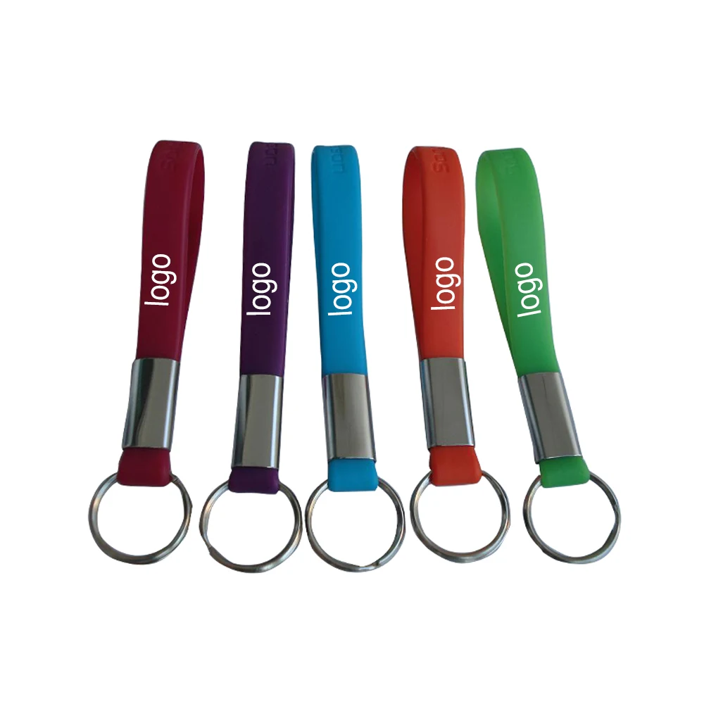 Hot custom rubber keychain, wristband ,silicone keychain 1