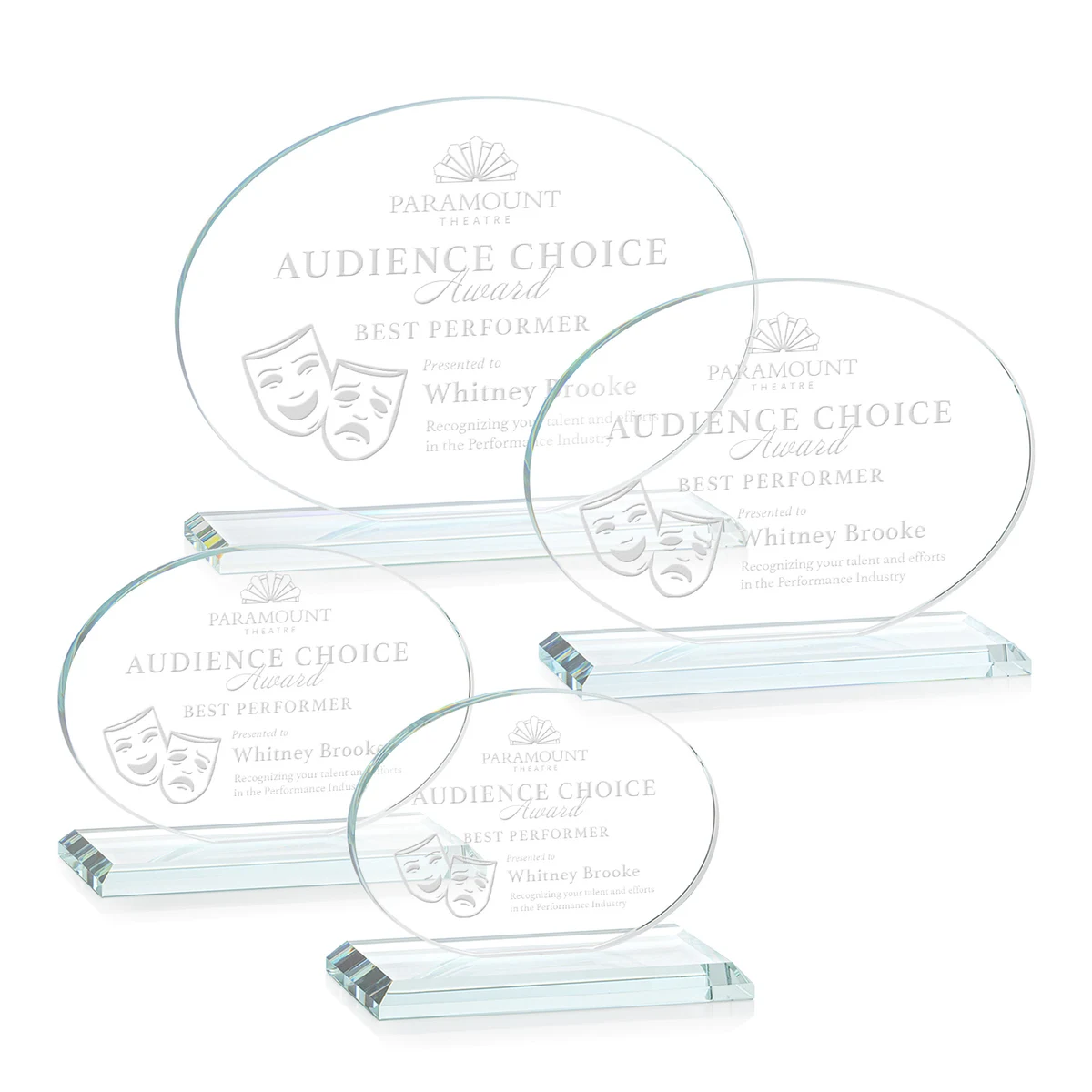 Austin Award (Horiz) - Clear 1