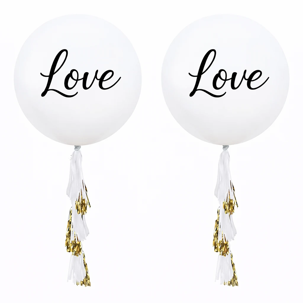 36" Balloon with Tassels 1