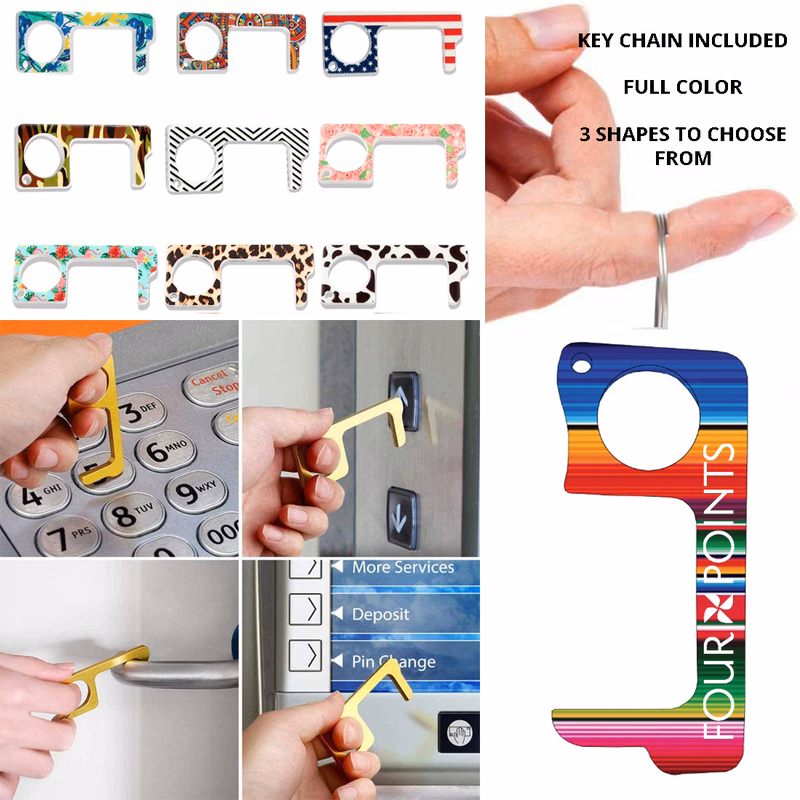 Full Color PPE No Touch Hygiene Door Opener Tool