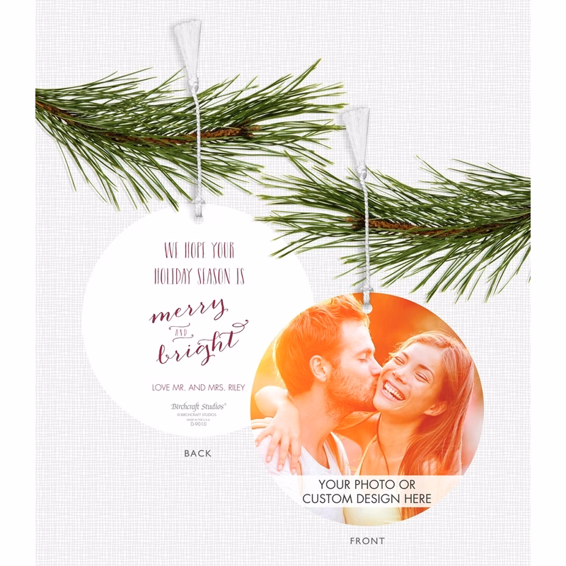 Custom Photo Card (Ornament, Flat)